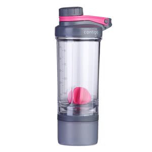 Shake & Go FIT TRITAN™ gertuvė su indeliu laikymui, laukinių uogų, rausva