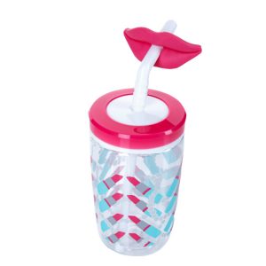 Contigo „Bueno Funny Straw Cherry Blossom Lips“ gertuvė